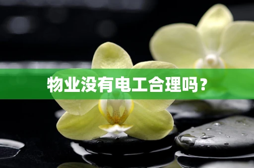 物业没有电工合理吗？
