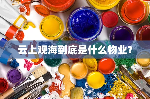 云上观海到底是什么物业？