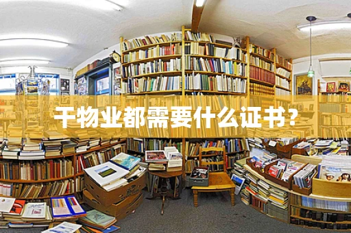 干物业都需要什么证书？