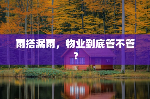 雨搭漏雨，物业到底管不管？