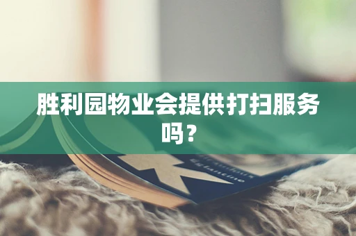 胜利园物业会提供打扫服务吗？