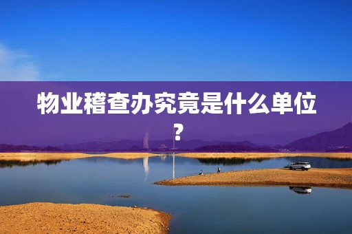 物业稽查办究竟是什么单位？