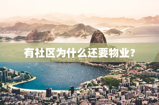 有社区为什么还要物业？