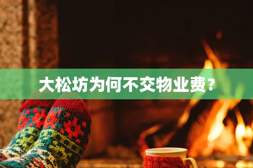 大松坊为何不交物业费？