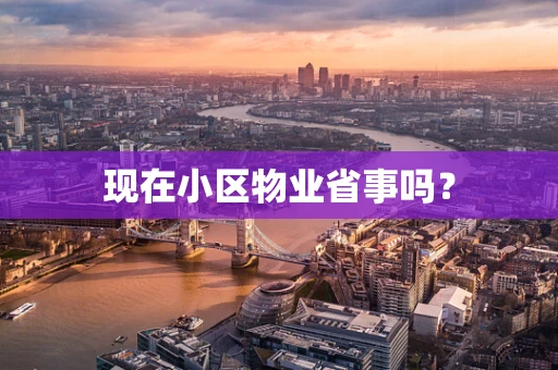 现在小区物业省事吗？