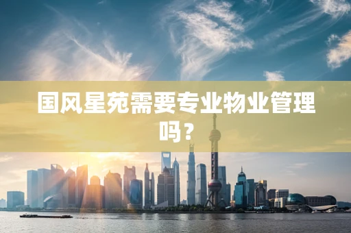 国风星苑需要专业物业管理吗？