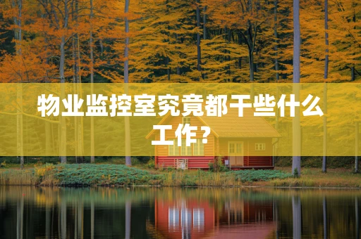 物业监控室究竟都干些什么工作？