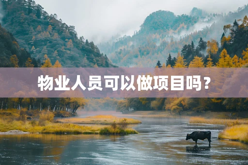 物业人员可以做项目吗？