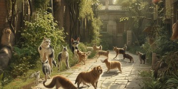 物业管流浪猫狗违法吗？