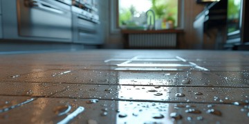 厨房地板漏水该找物业吗？