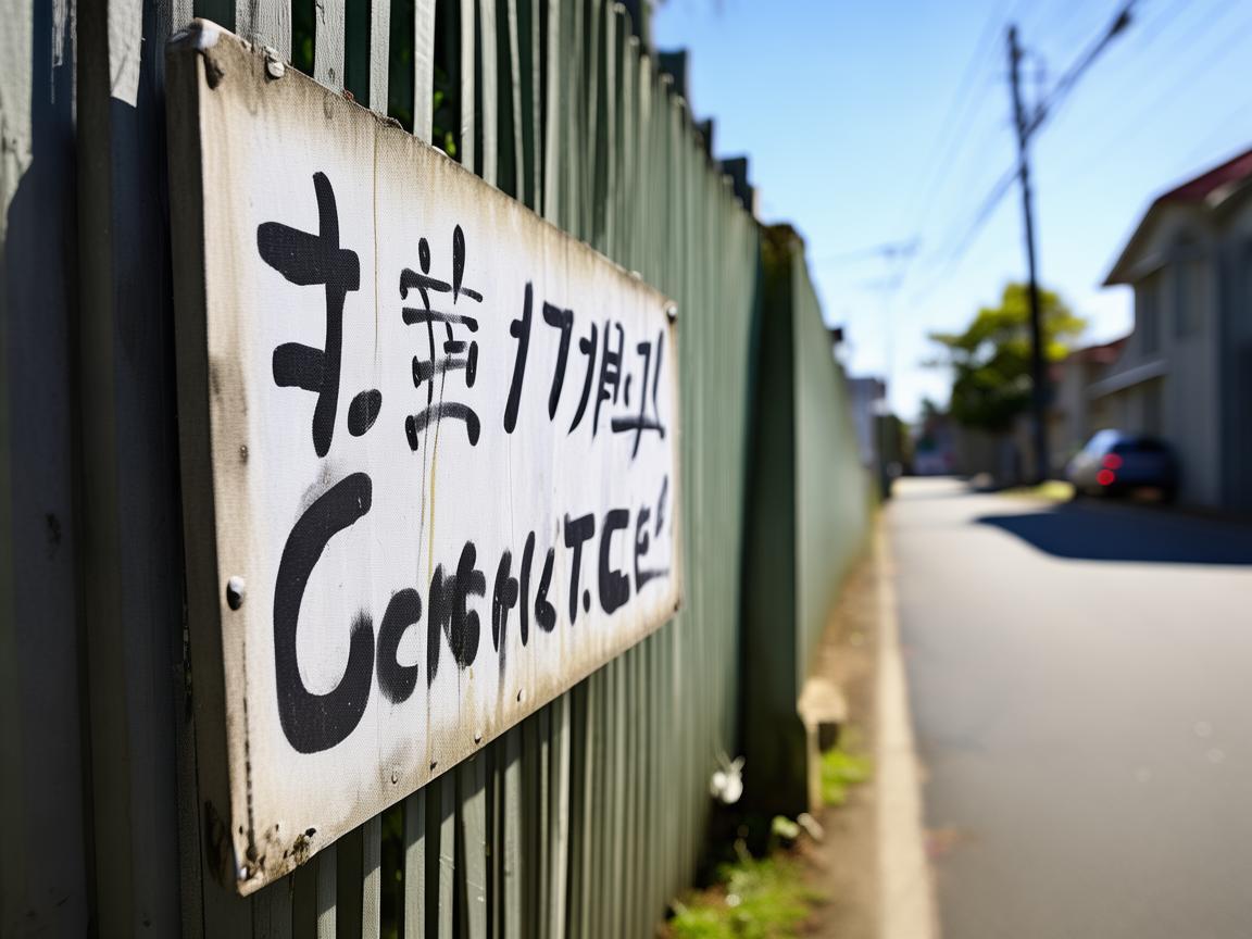 物业贴的条违法吗？