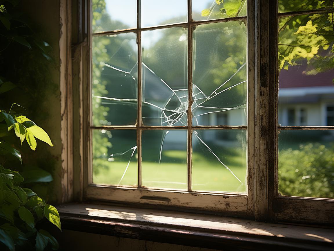 房子玻璃裂开物业会管吗？