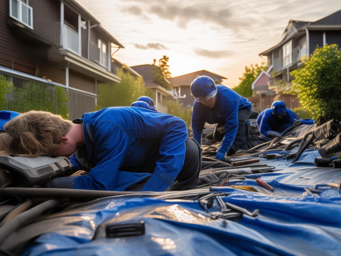 小区物业是否负责补漏？